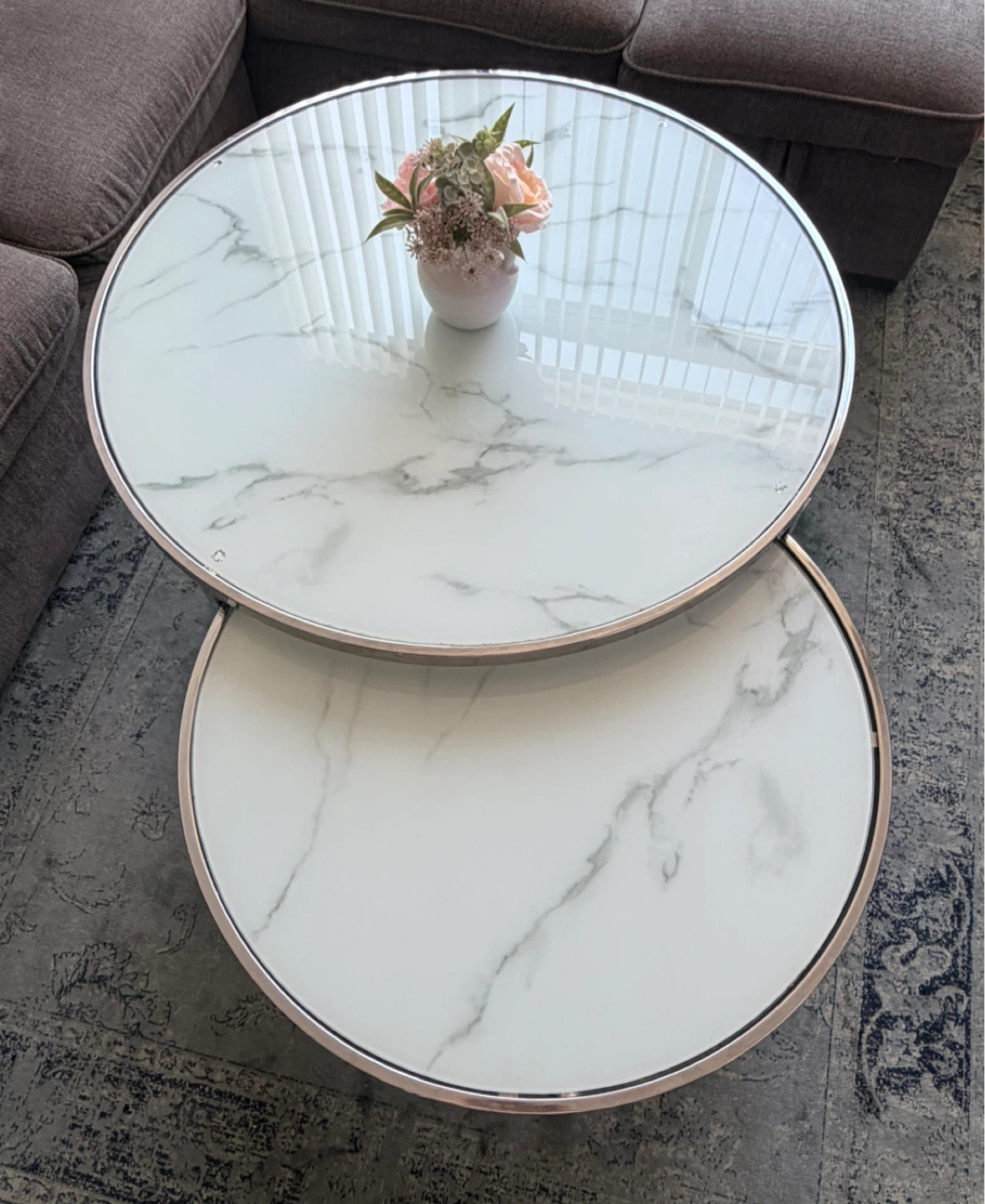 3 Modern marble coffee table set – can be sold separately - photo 3