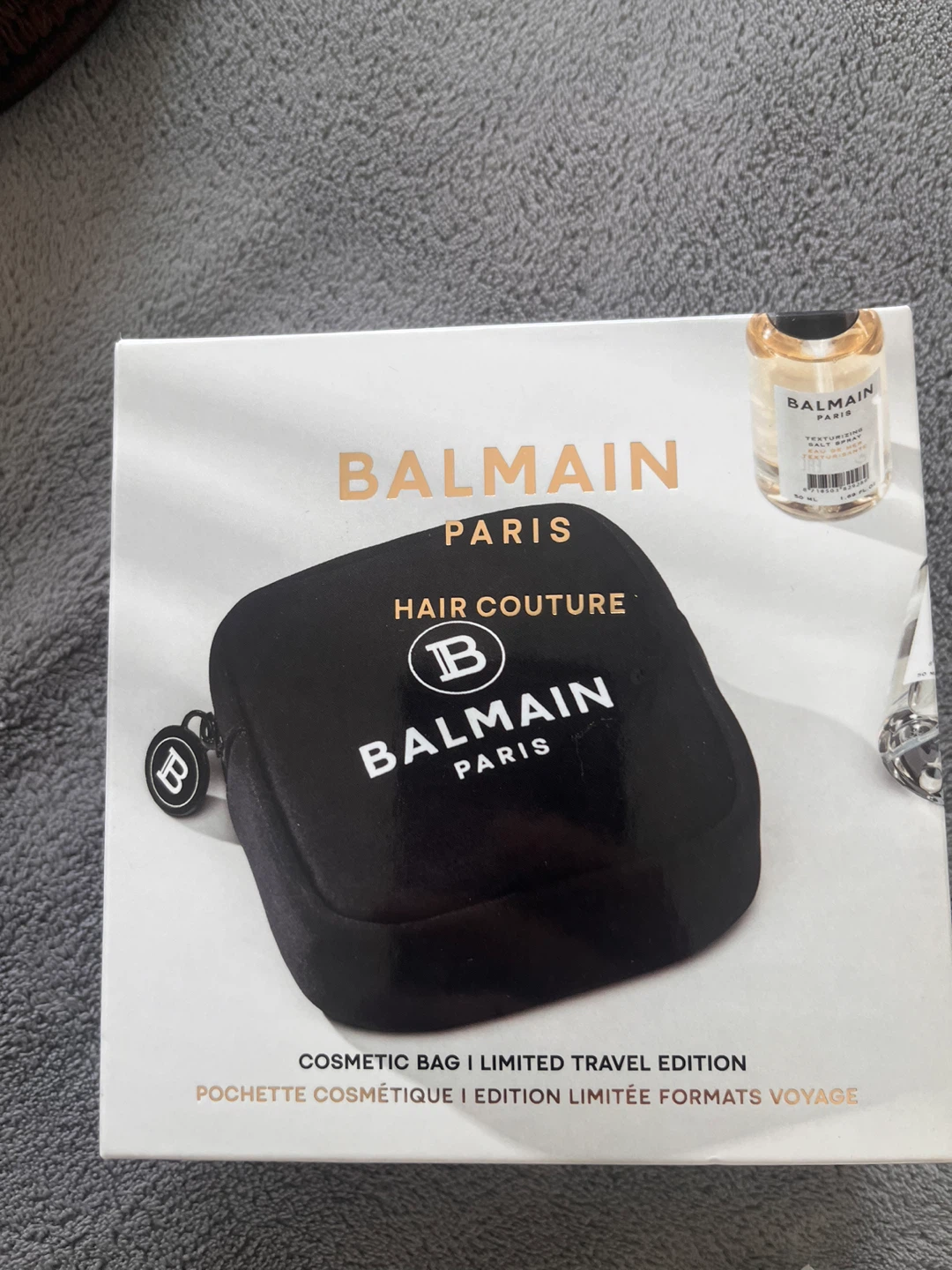 Balmain Paris Cosmetic Bag Limited Travel Edition