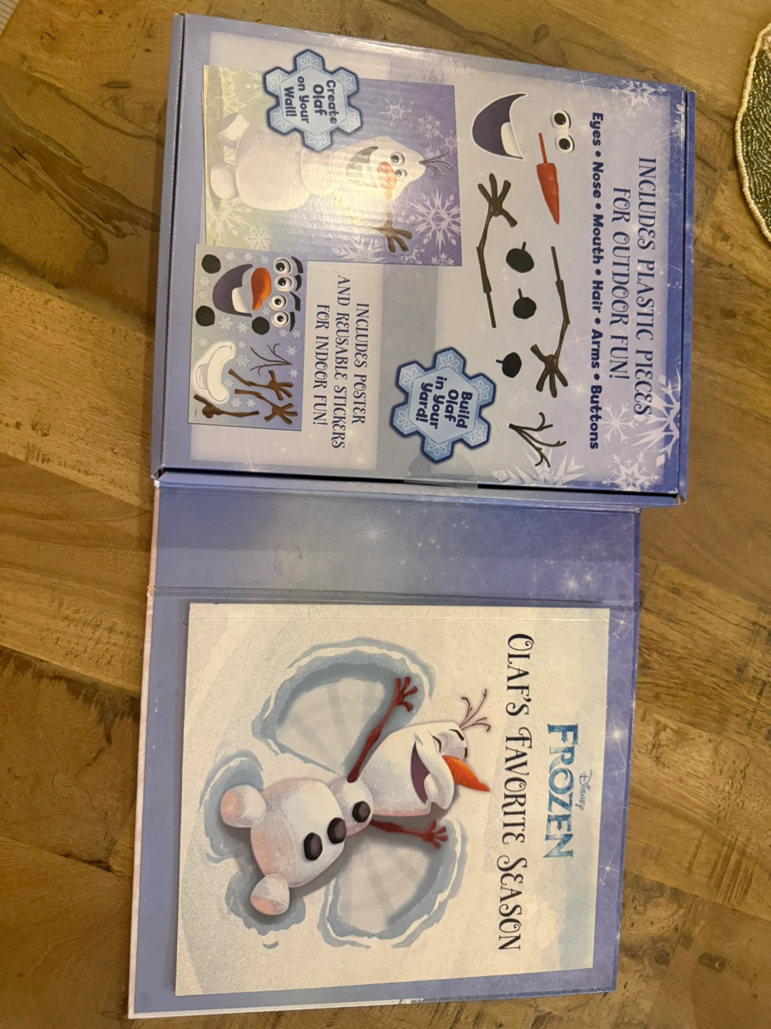 🌱Frozen "Do You Want to Build an Olaf?" Storybook & Snowman Kit - photo 3