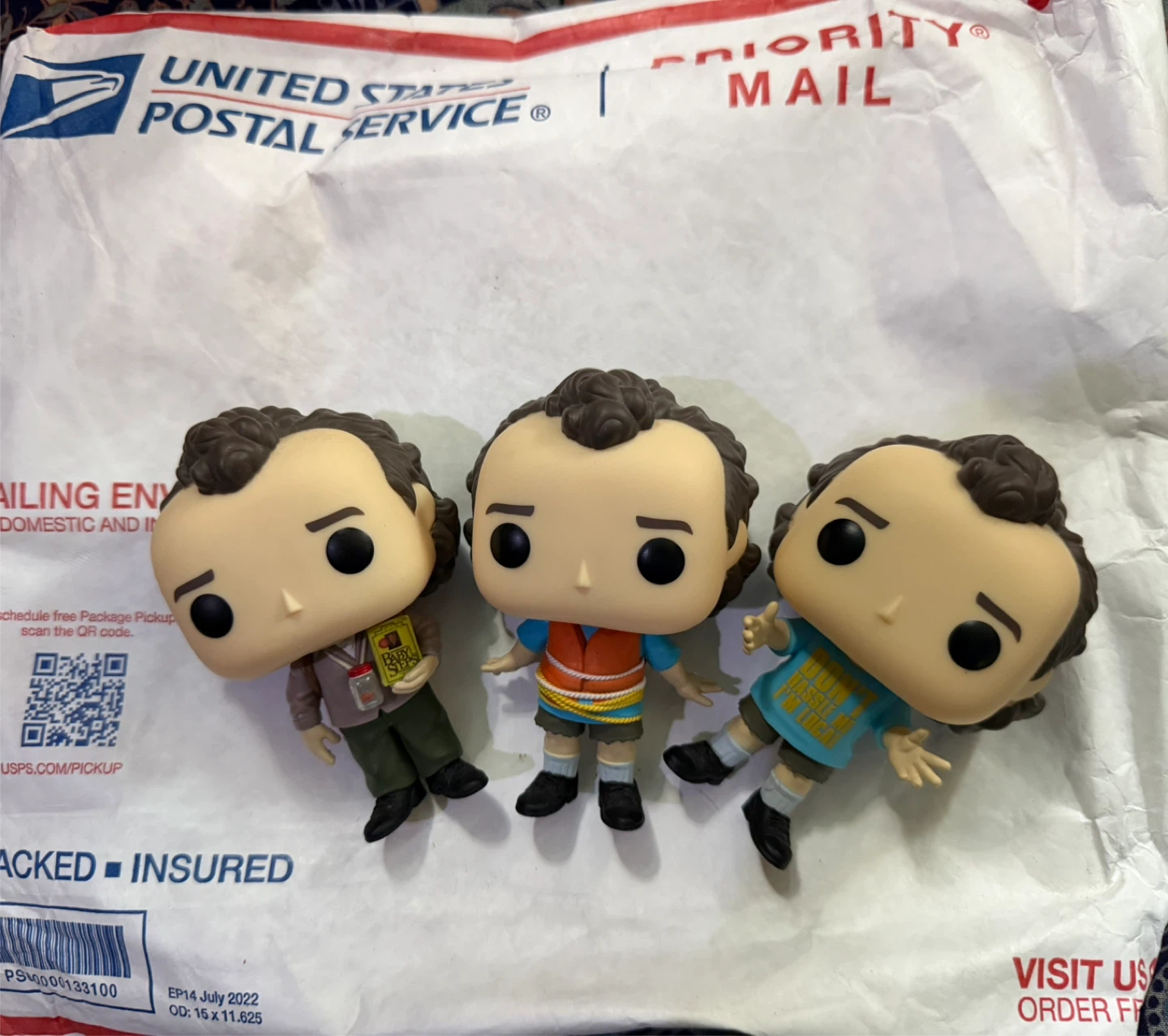 Signed reprint Movie screenplay +Funko Pop! Figures (Set of 3) - photo 2