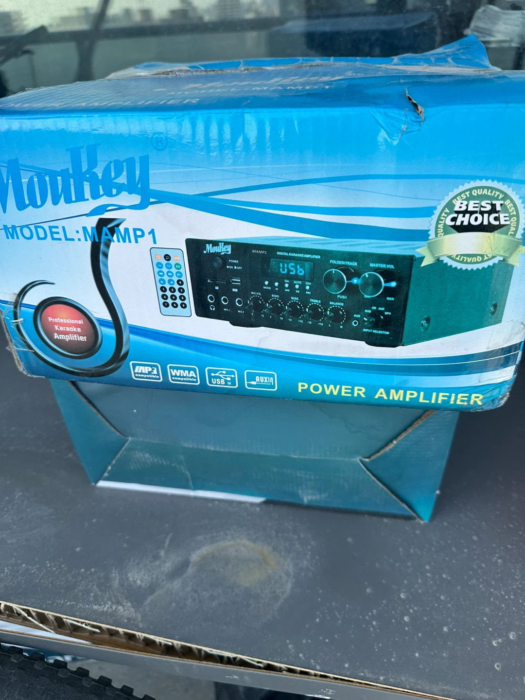 Monkey MAMP1 Digital Karaoke Amplifier