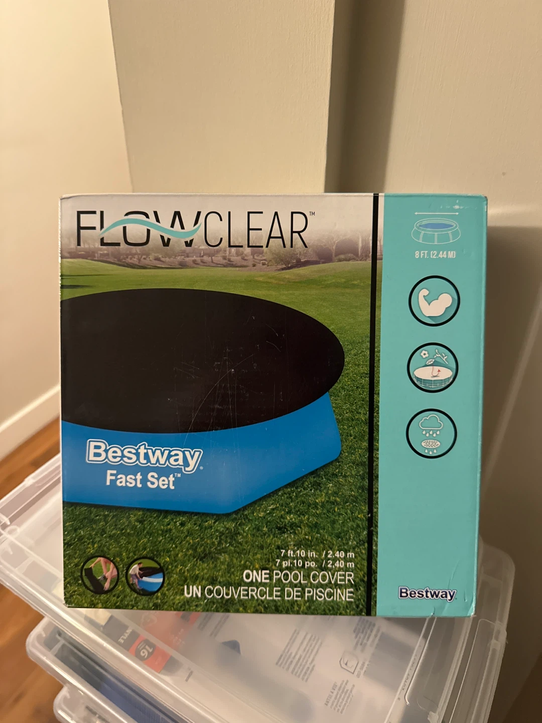 Bestway Flowclear Fast Set Pool Cover - 8 FT (2.44 M)