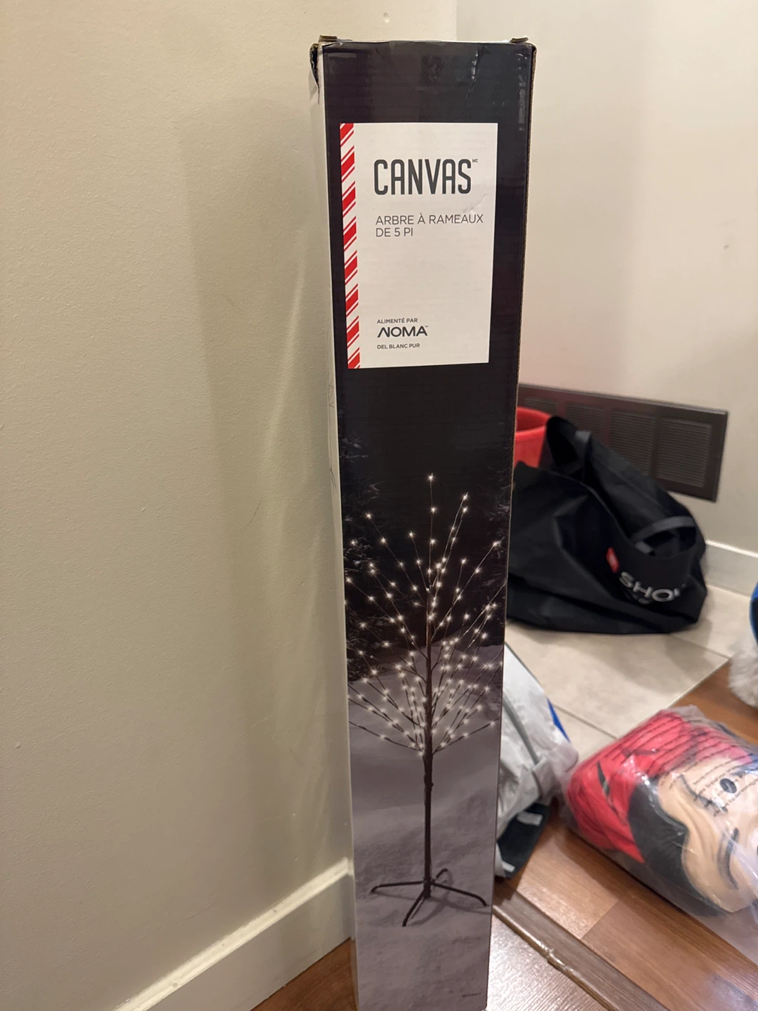 Canvas 5 ft. Lighted Tree