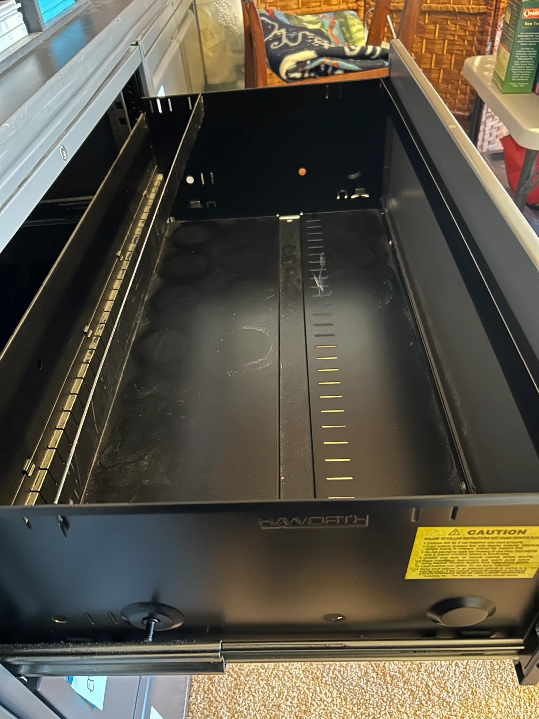 Gray 9 Drawer Metal Filing Cabinet - photo 3