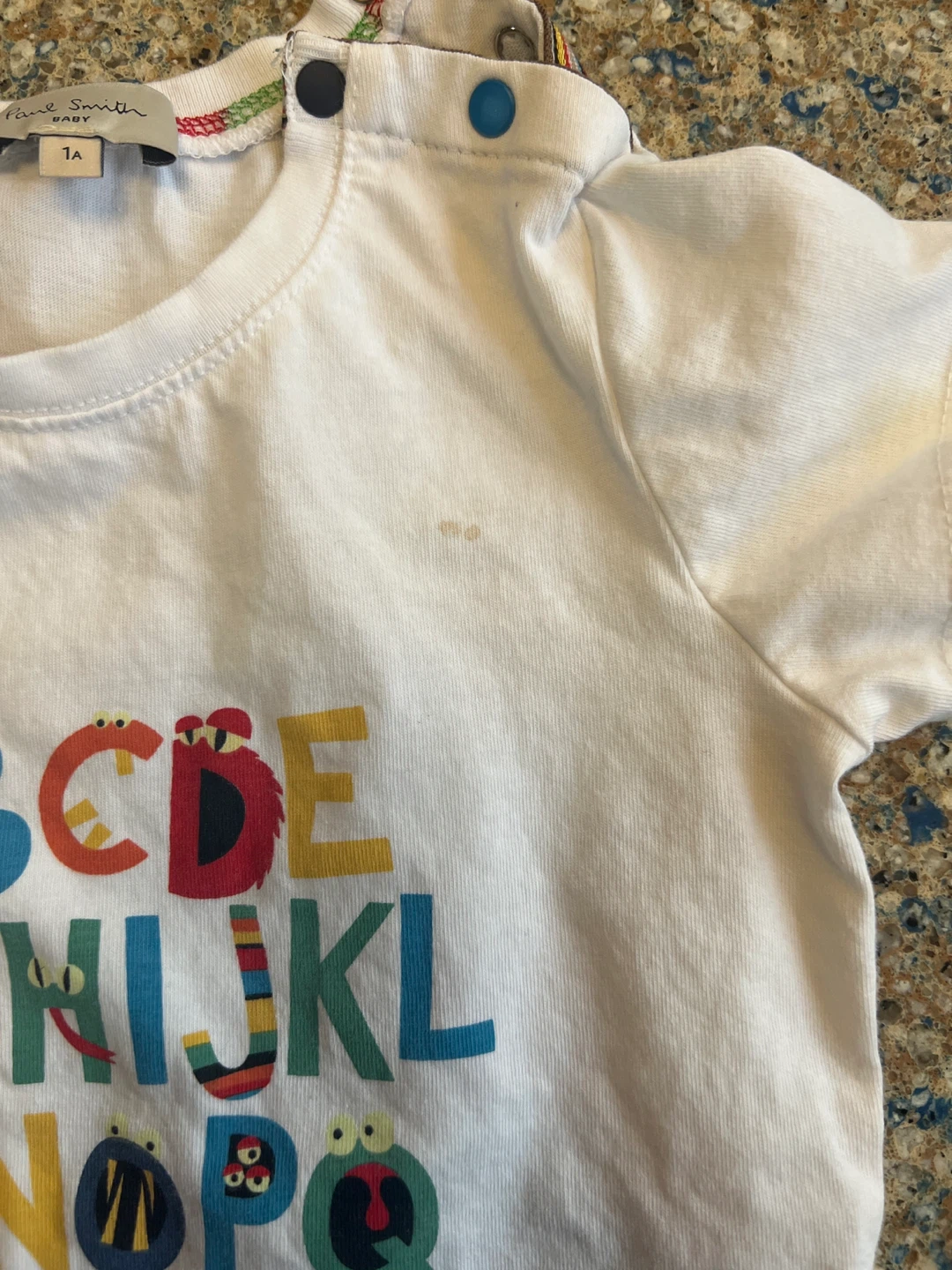 Paul Smith Baby Alphabet T-Shirt Size 1A White - photo 4