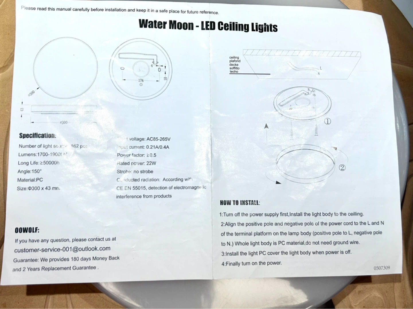 LED ceiling fixture - photo 4