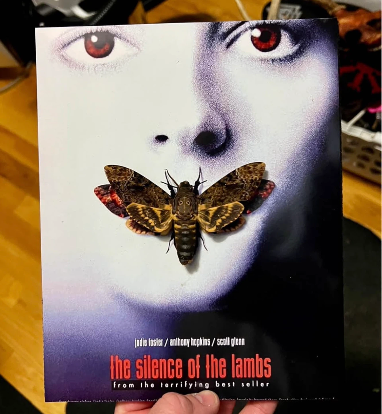 The Silence of the Lambs Movie Poster with Death's-head Moth - photo 4