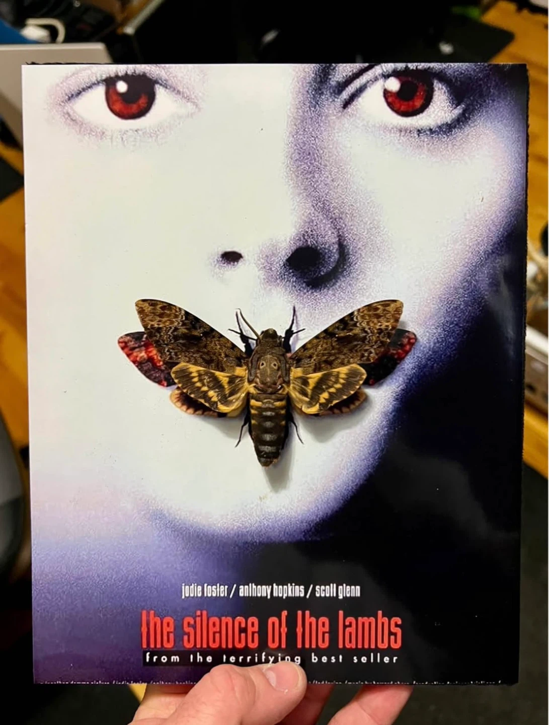 The Silence of the Lambs Movie Poster with Death's-head Moth - photo 2