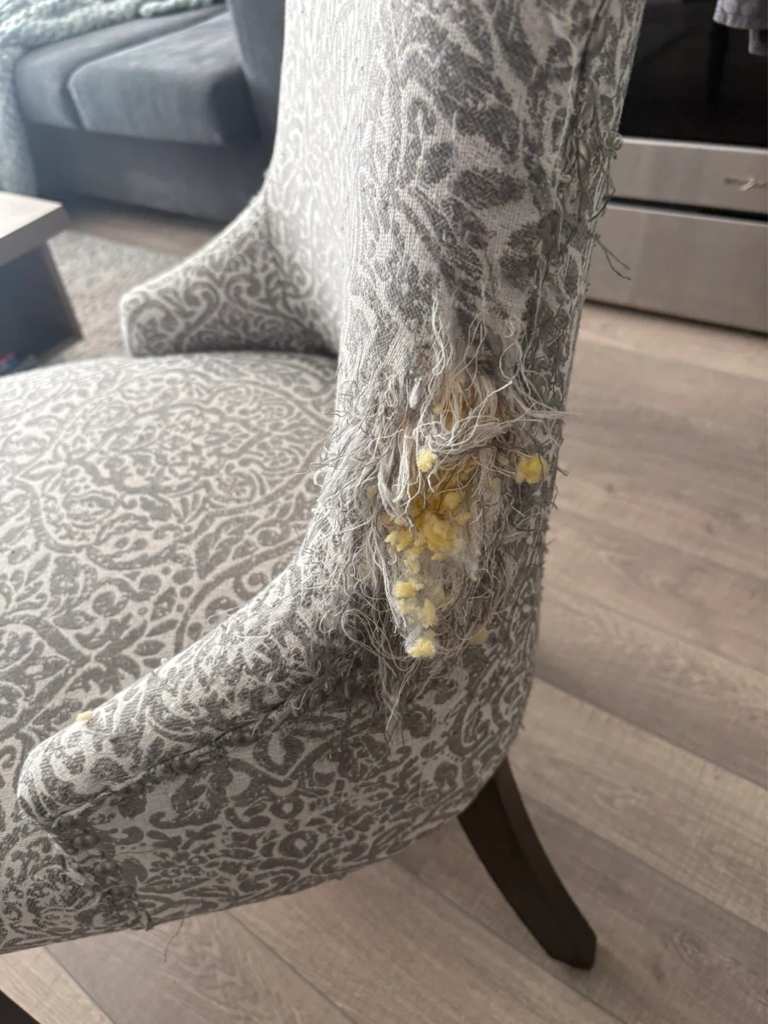 *FREE*Damaged Upholstered Accent Chair - photo 2