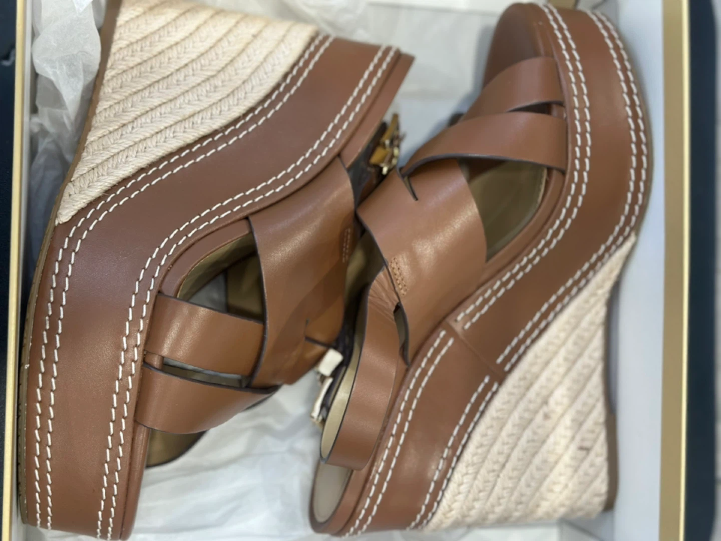 Michael Kors Nora Wedge Sandals - Size 8 - photo 2