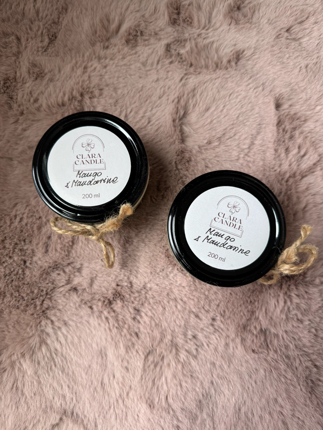 Premium Handmade Soy Candles (Set of 2)