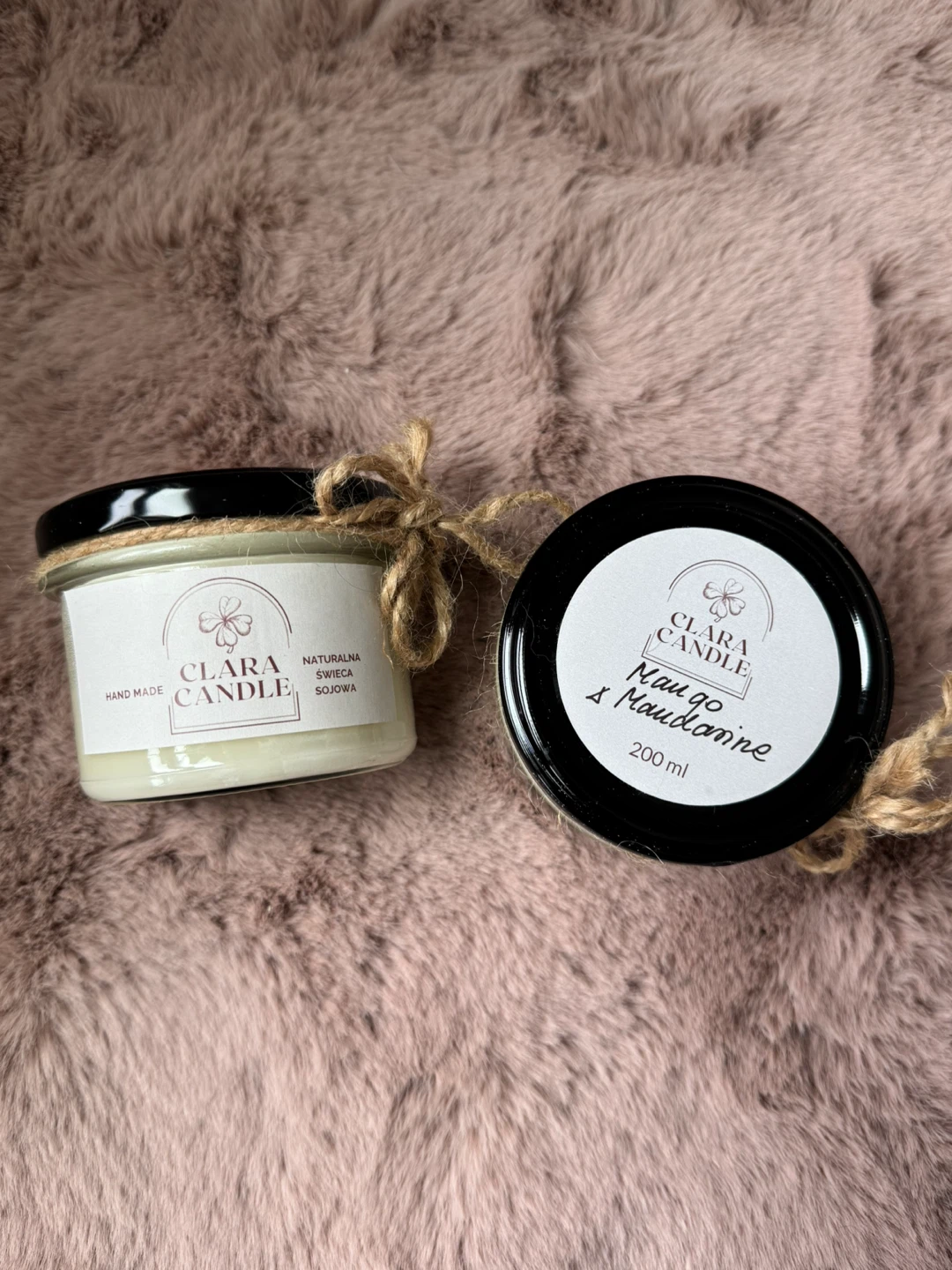 Premium Handmade Soy Candles (Set of 2) - photo 2