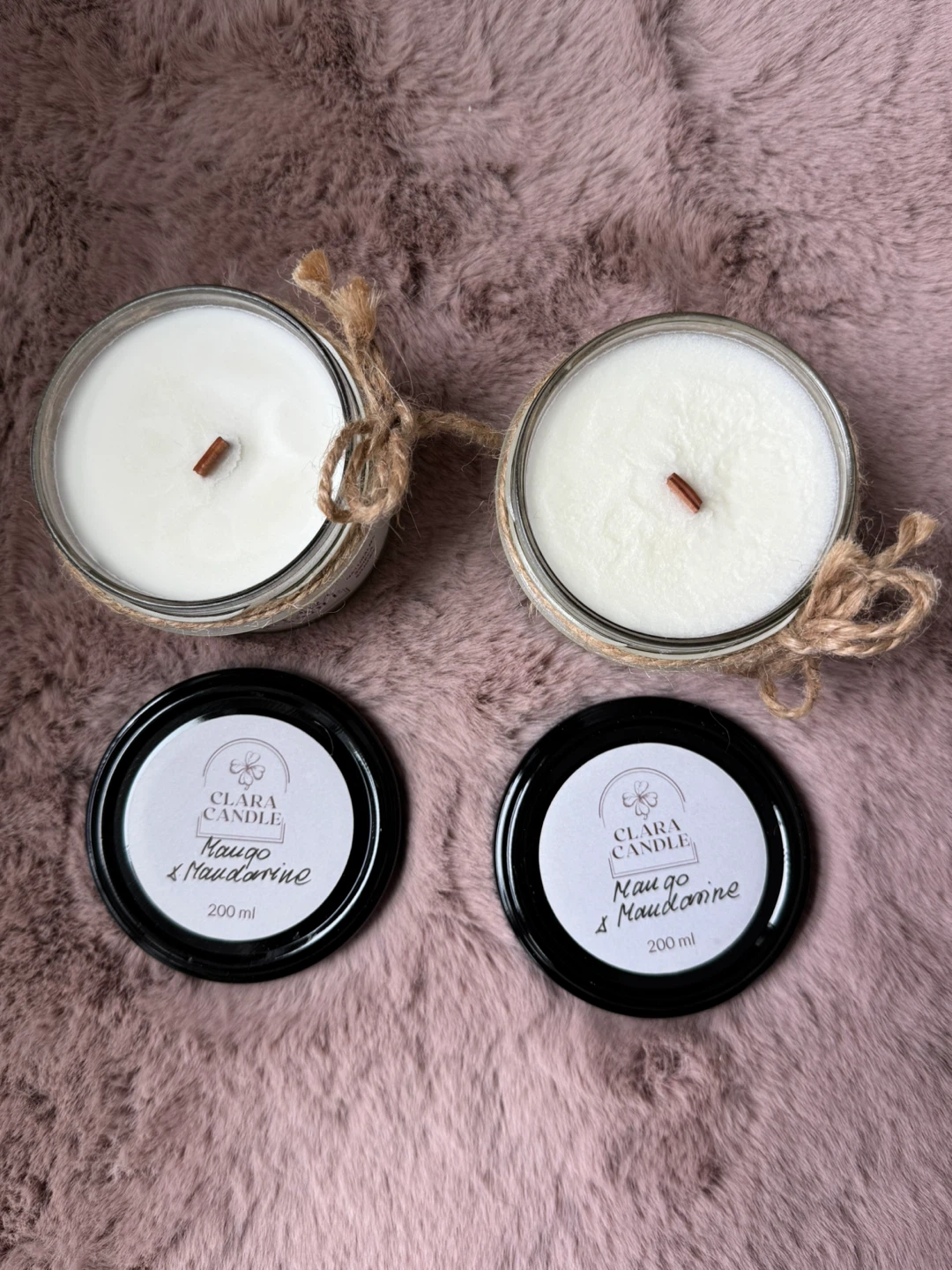 Premium Handmade Soy Candles (Set of 2) - photo 3
