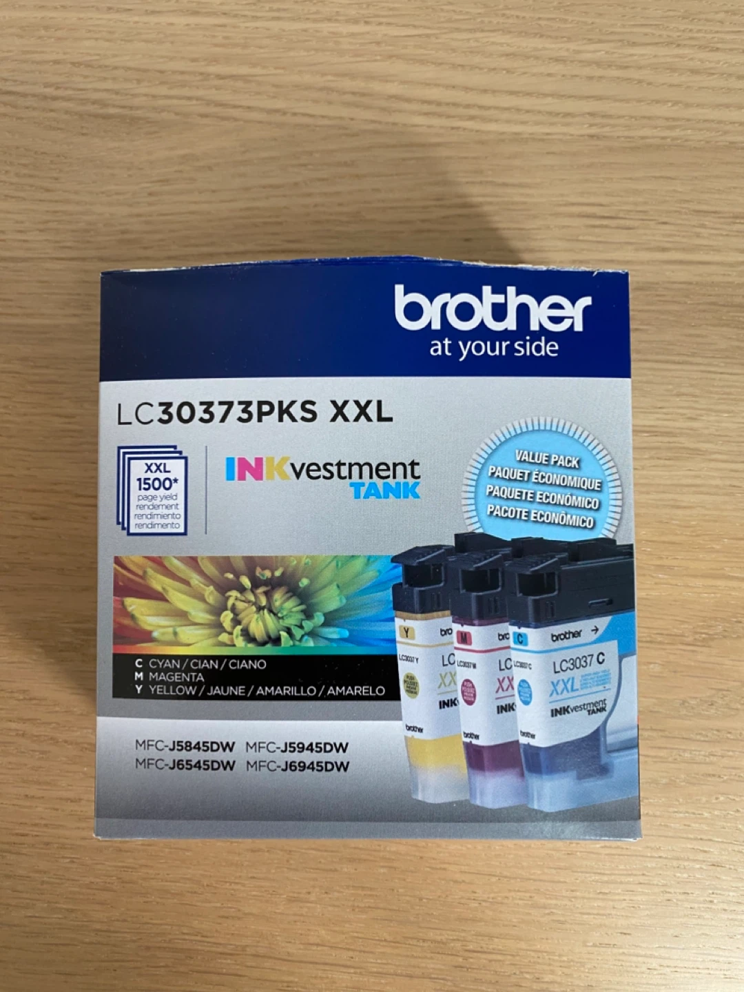 Brother LC30373PKS XXL Ink Cartridges (Cyan, Magenta, Yellow)