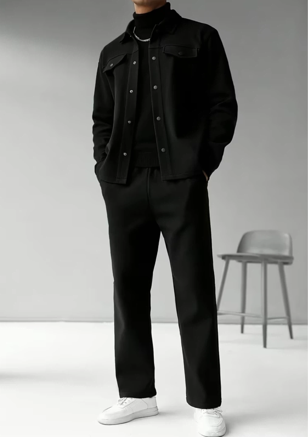 New Men’s Black 2pcs Set - photo 3