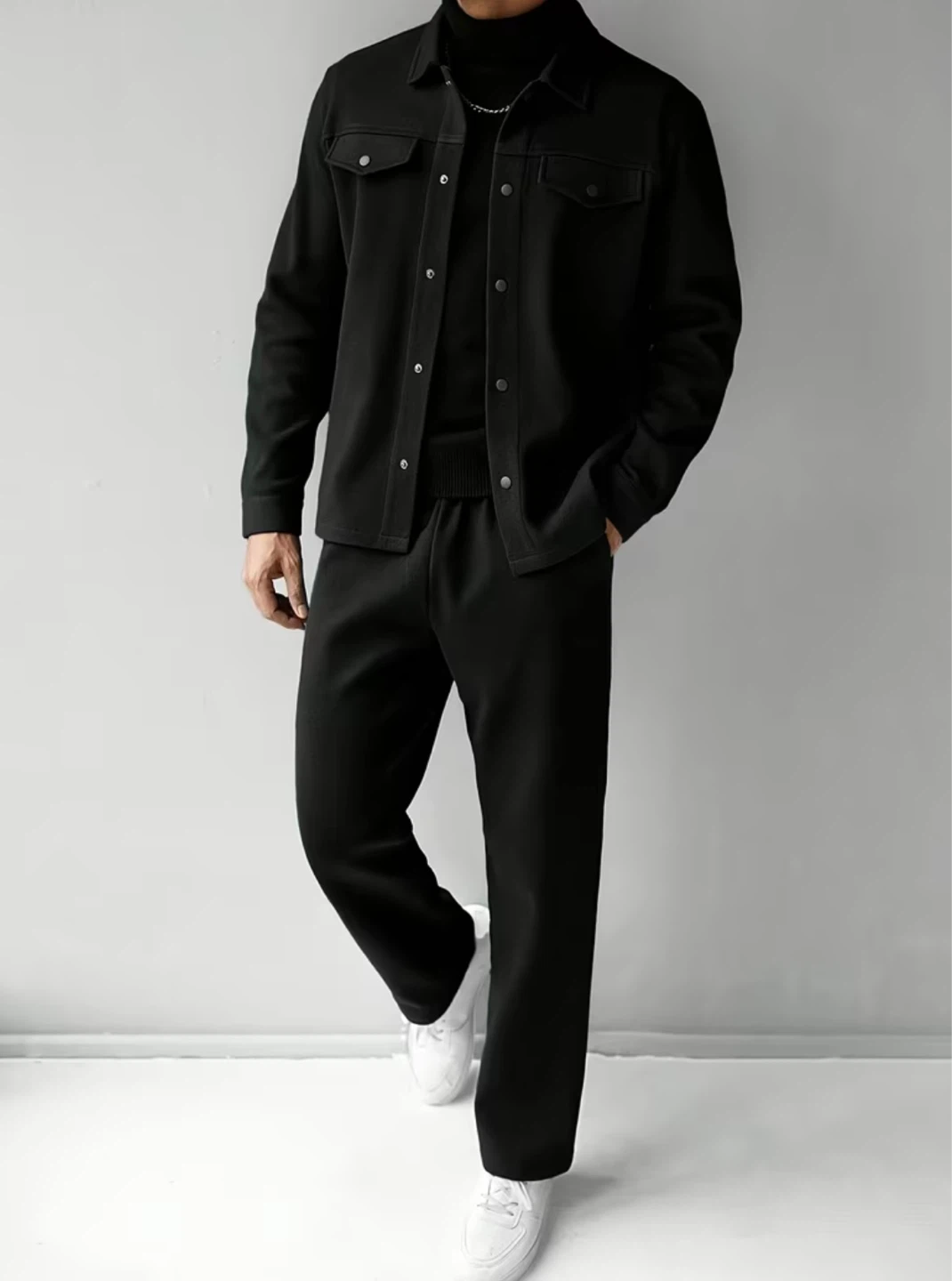 New Men’s Black 2pcs Set - photo 4