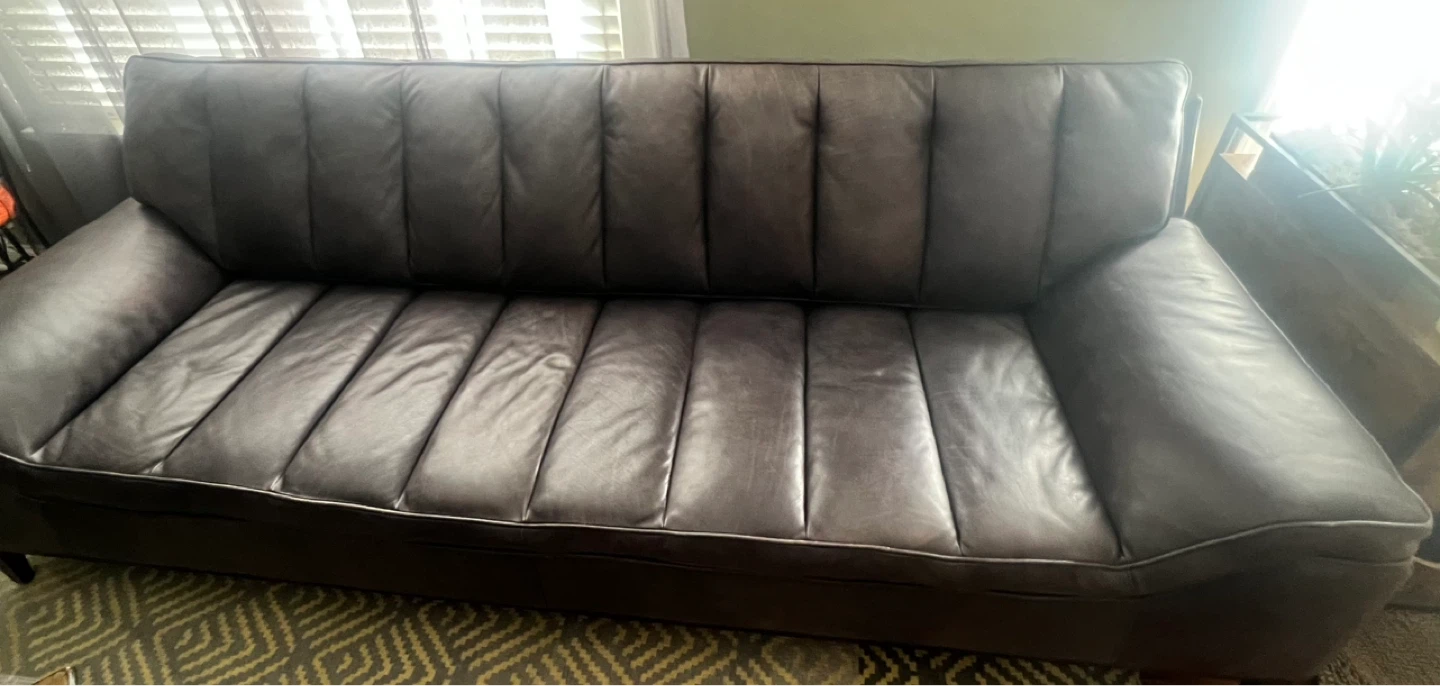 Brown Leather Sofa original price 4,500$