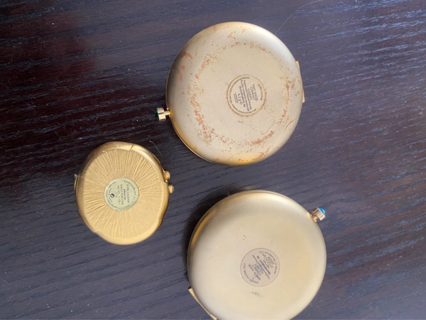 Estee Lauder Vintage Gold Compacts Set - photo 4