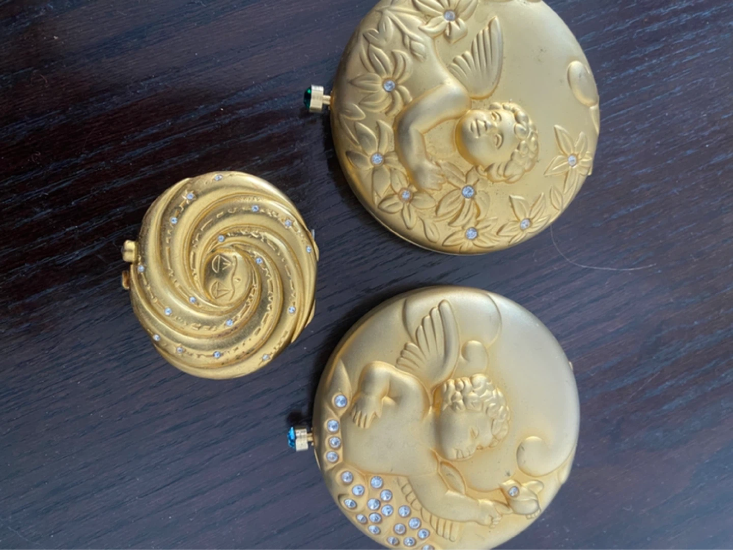 Estee Lauder Vintage Gold Compacts Set - photo 2