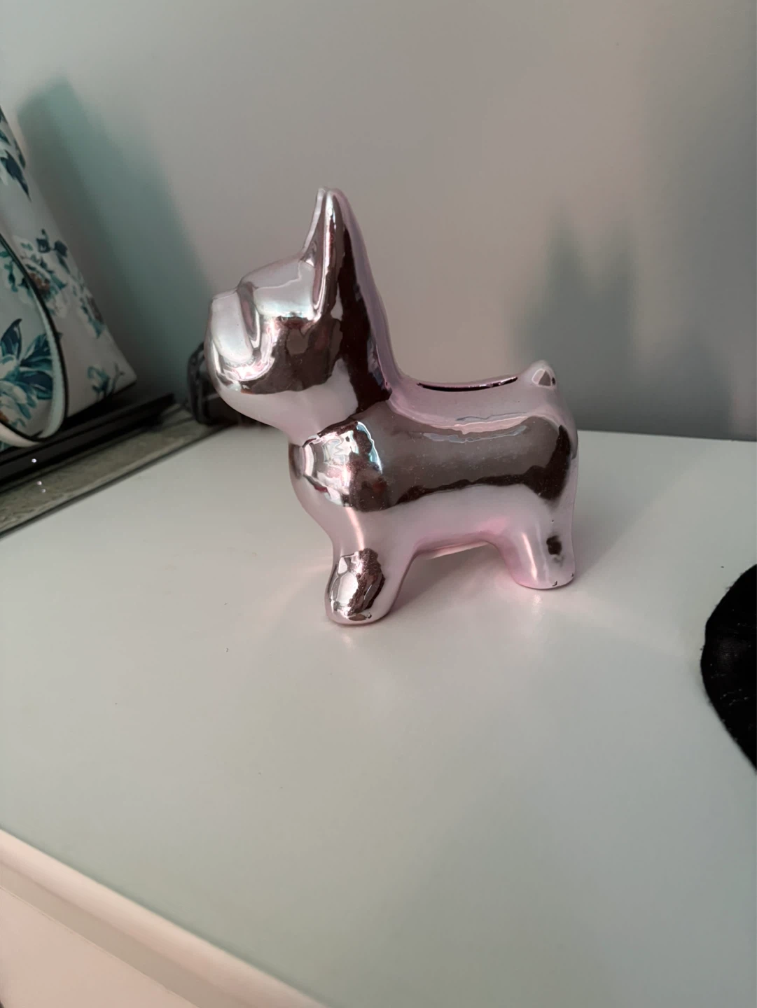 Pink French Bulldog Piggy Bank - photo 2