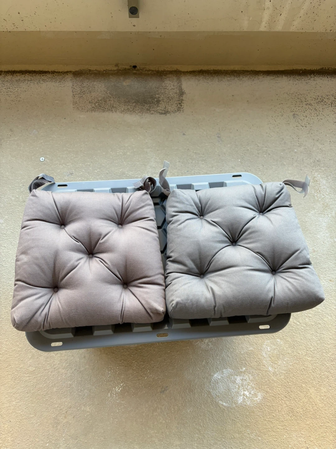 Gray Chair Pads