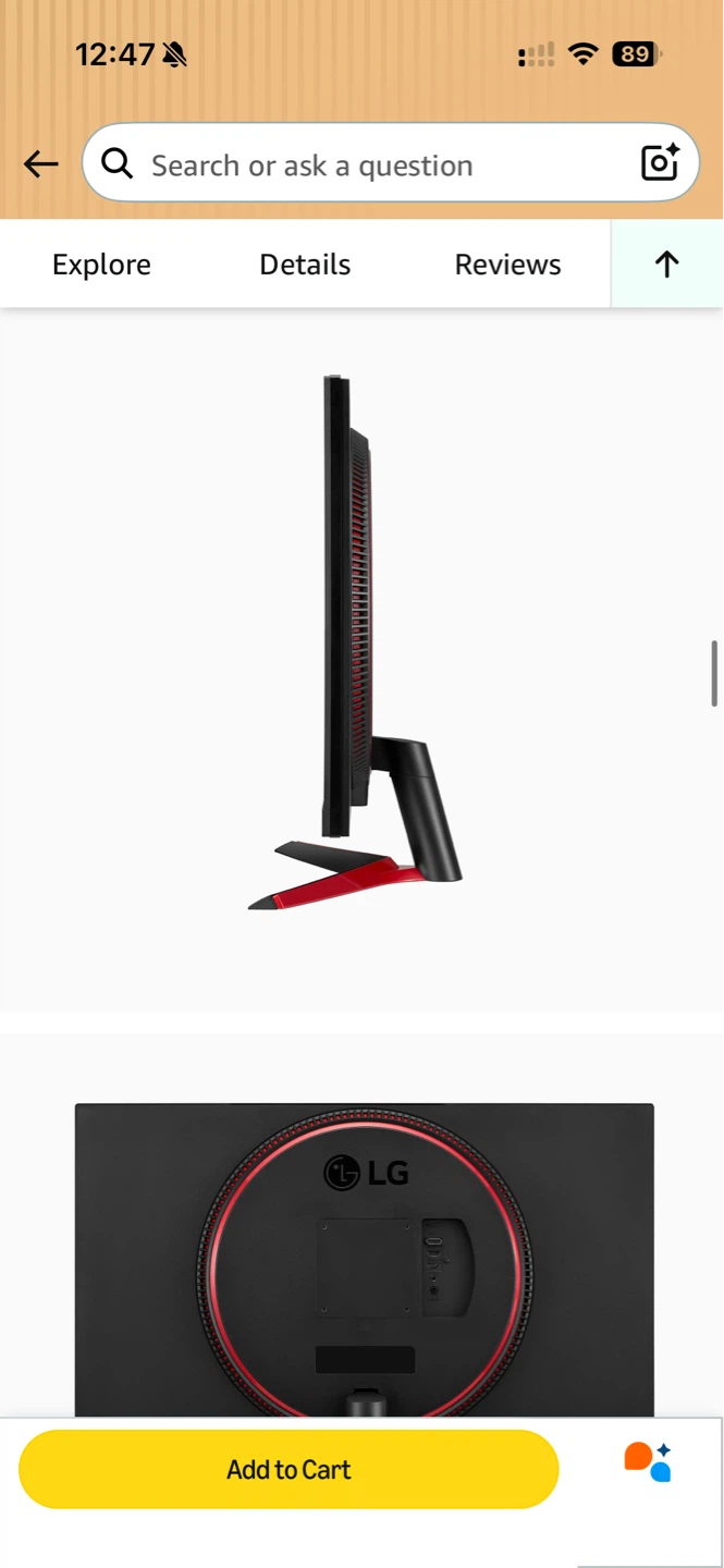LG UltraGear 32” QHD Gaming Monitor (32GN600-B) - photo 4