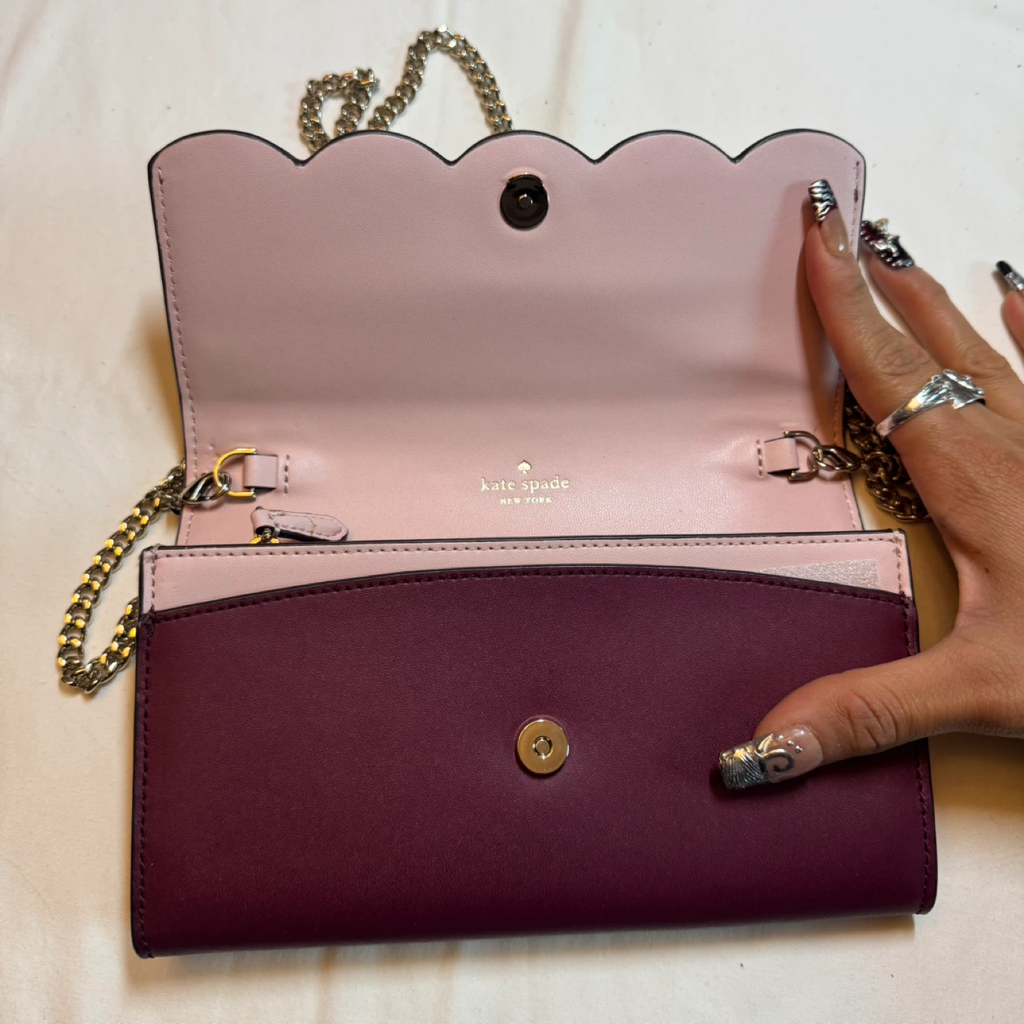 Kate Spade New York Purple Chain Bag - photo 2