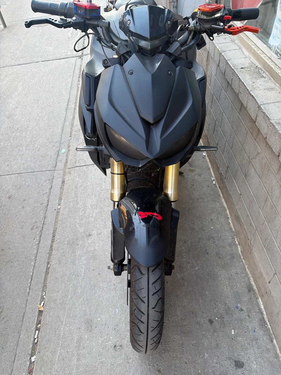 Black Electric Motorcycle - photo 3