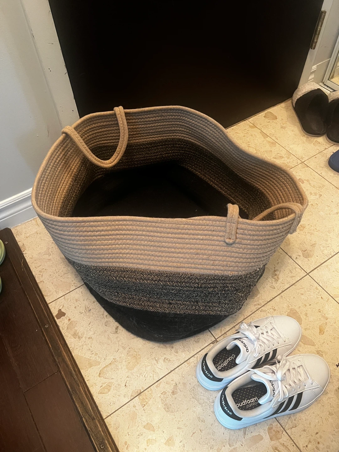 Woven Rope Storage Basket / Hamper