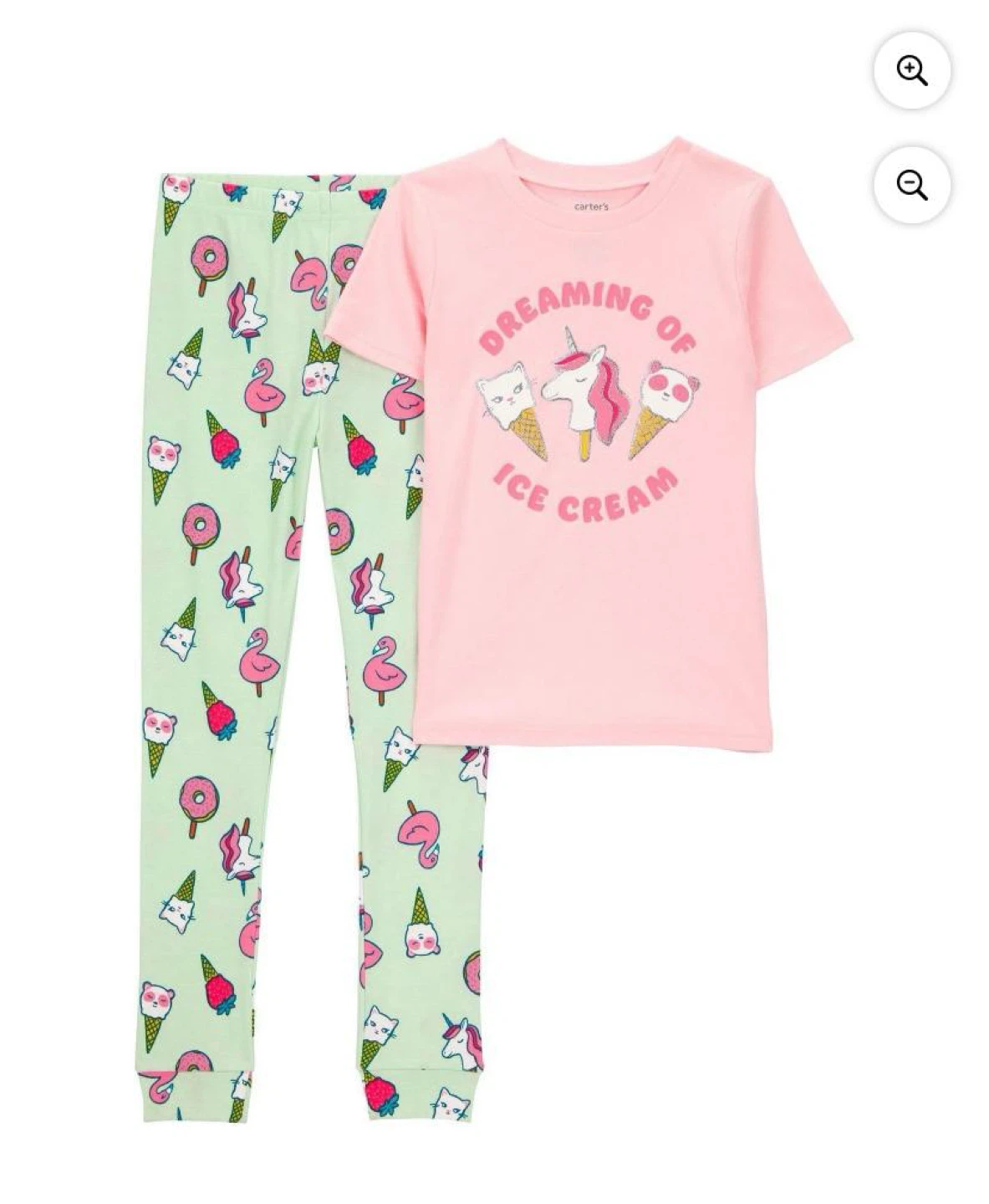 Carter's Girls Ice Cream Pajama Set - Size T6