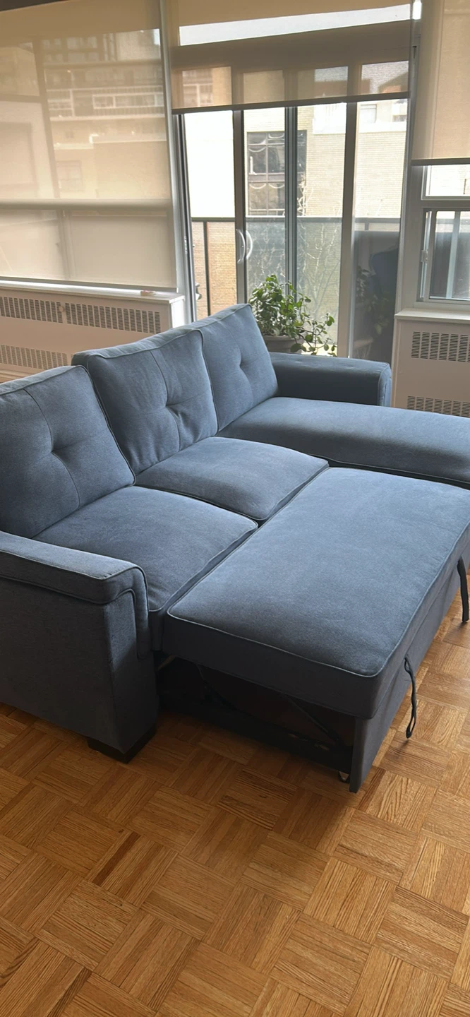 Eden 2-Piece Reversible Sectional Sofabed