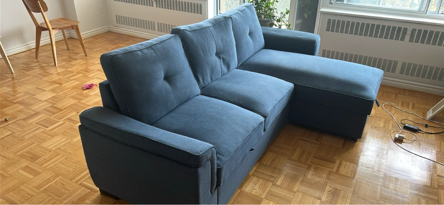 Eden 2-Piece Reversible Sectional Sofabed - photo 2