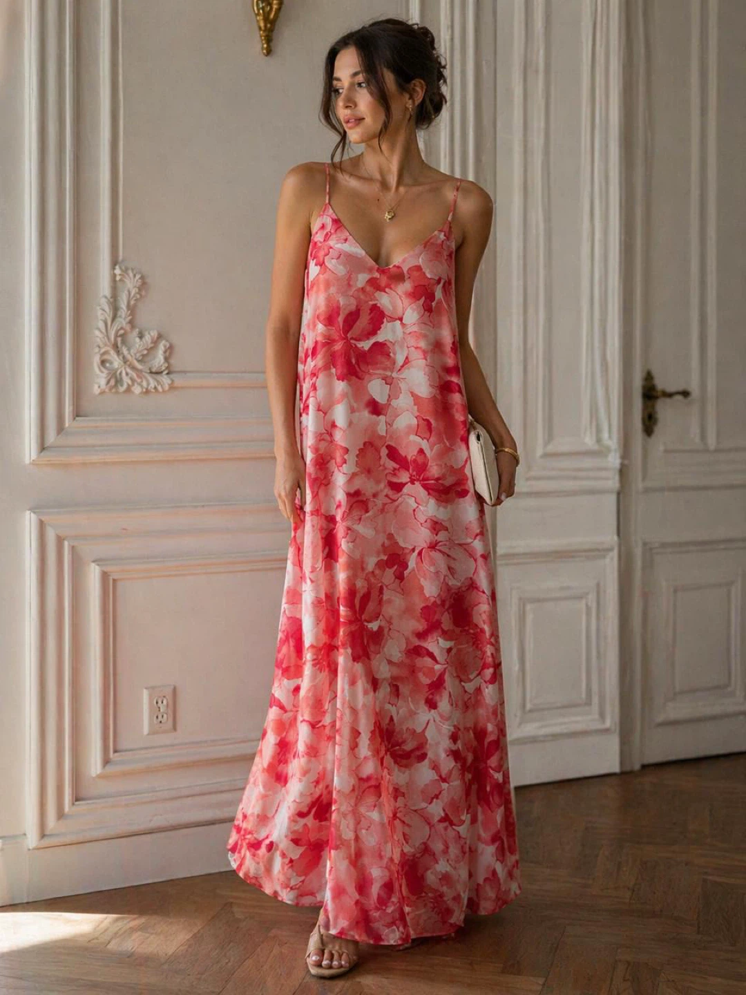 Nicole Miller New York Floral Maxi Dress