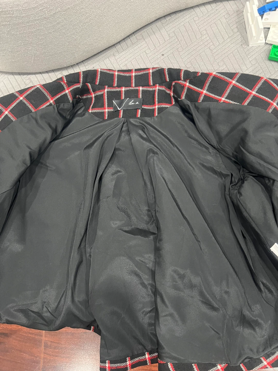 Black and Red Plaid Blazer - photo 2