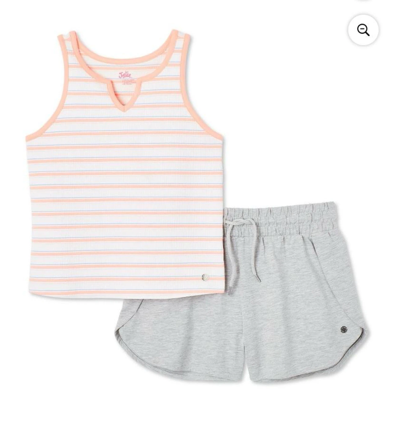 Justice Girls Tank Top and Shorts Set - Size Xl (16/18)