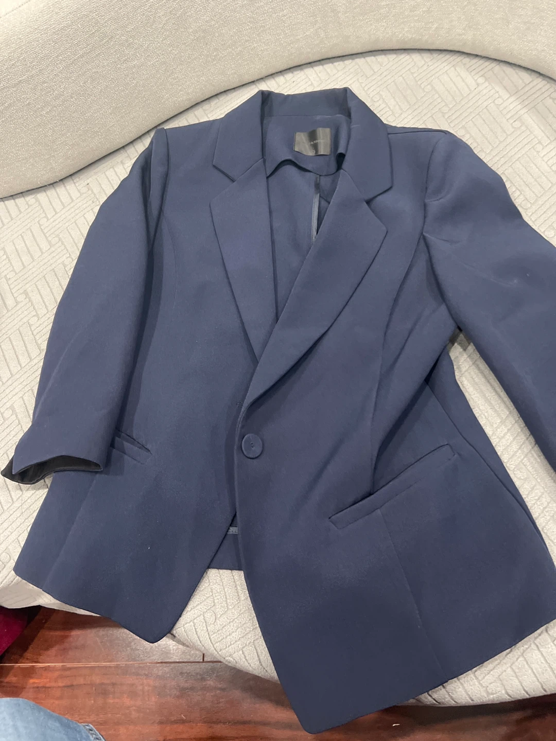 W Fashion Navy Blue Blazer - Size L