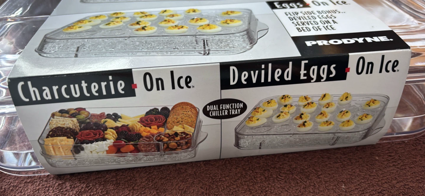 Prodyne Charcuterie On Ice Dual Function Chiller Tray