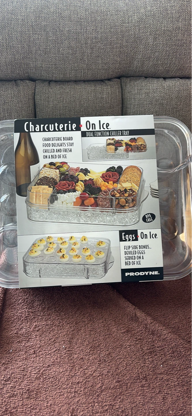 Prodyne Charcuterie On Ice Dual Function Chiller Tray - photo 2