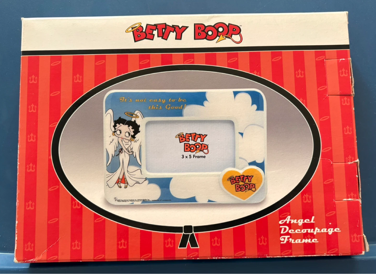 ✨✨Betty Boop Angel Decoupage Photo Frame