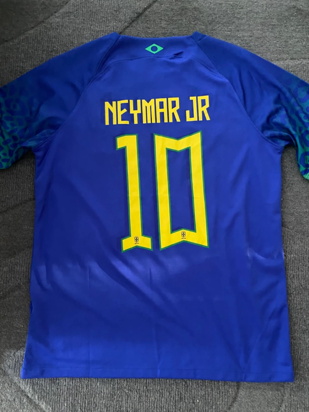 Nike Brasil Neymar Jr #10 Men's Away Jersey 2022/2023 - photo 2