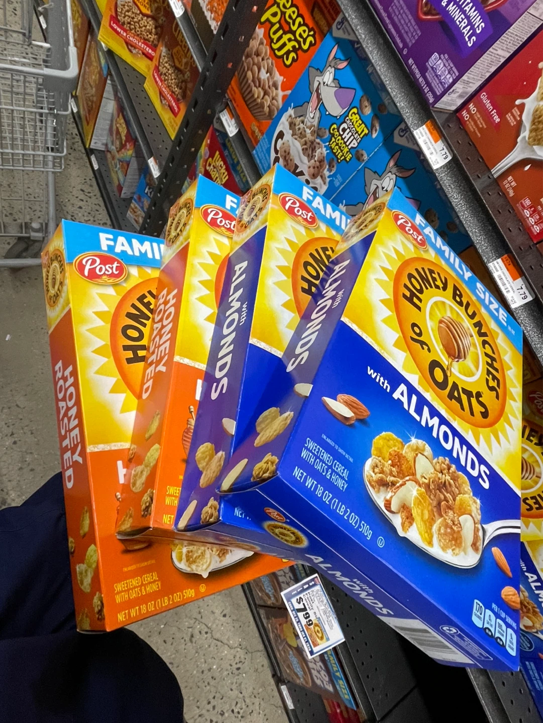 Post Honey Bunches of Oats Cereal - Honey Roasted & with Almonds