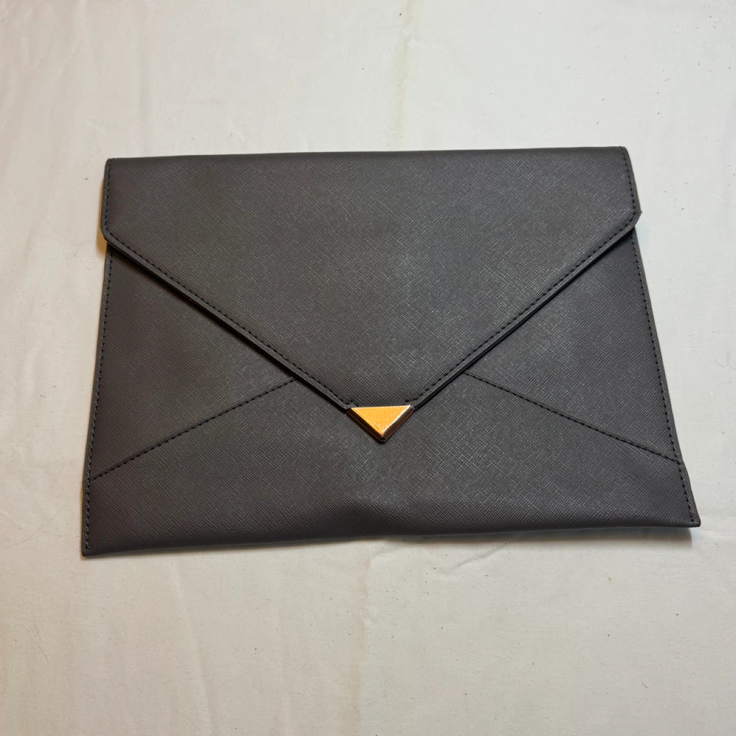 Banana Republic Dark Gray Envelope Clutch