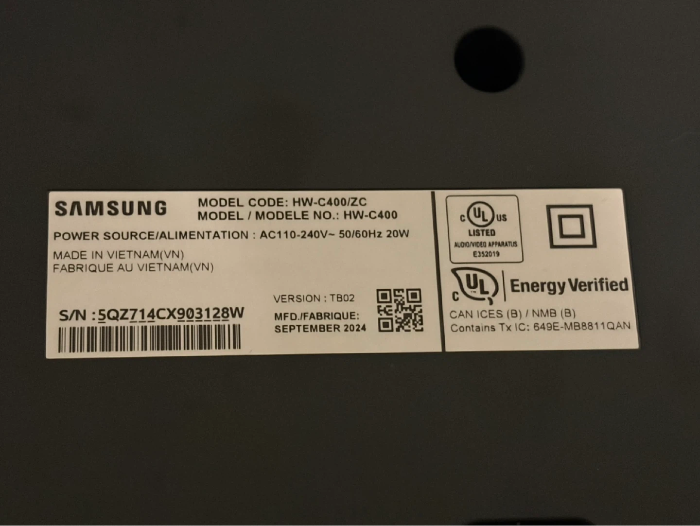 Samsung sound bar - photo 2