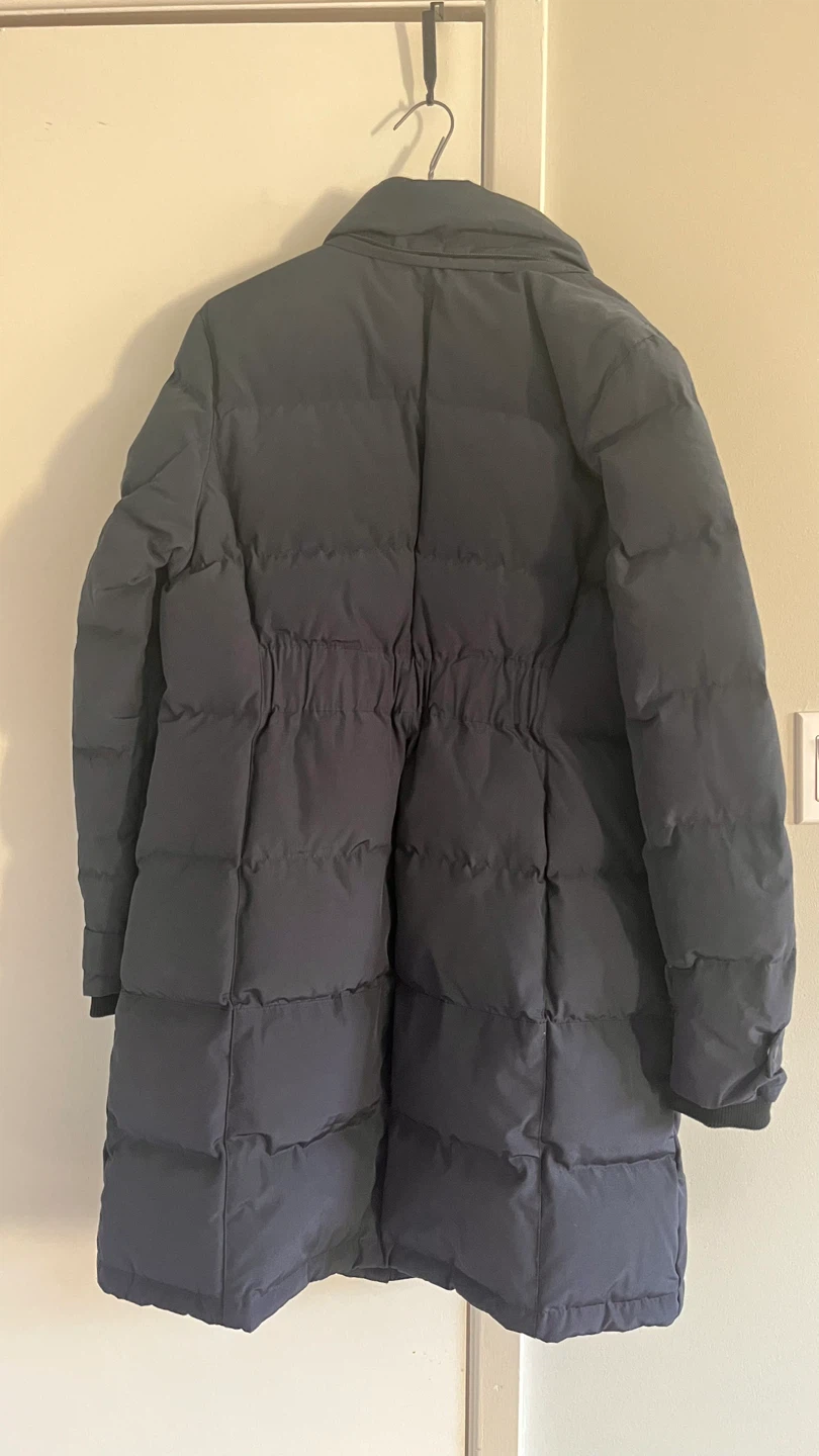 Superdry Women's Navy Down Parka Coat - Size UK 16 - photo 2