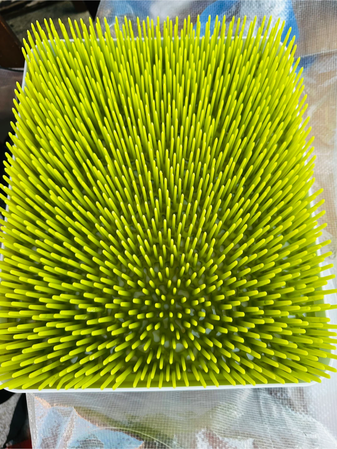 Green Bottle Drying Rack