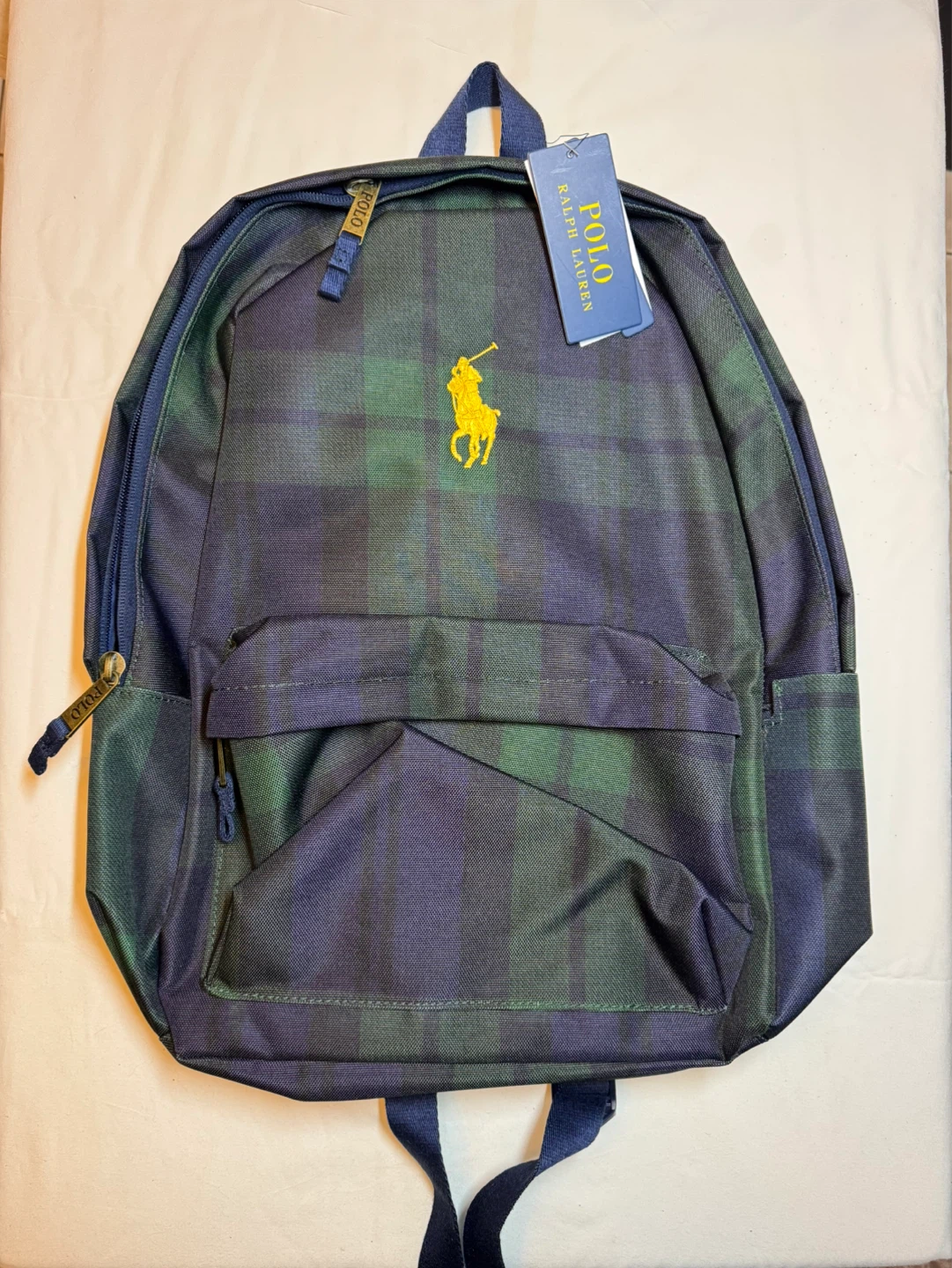 Polo Ralph Lauren Plaid Backpack
