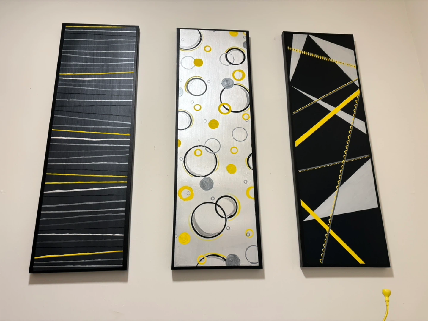 Set of 3 Modern Abstract Wall Art Panels - photo 2