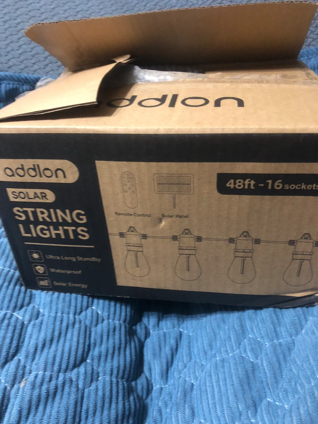 Addlon Solar String Lights - 48ft, 16 Sockets - photo 2