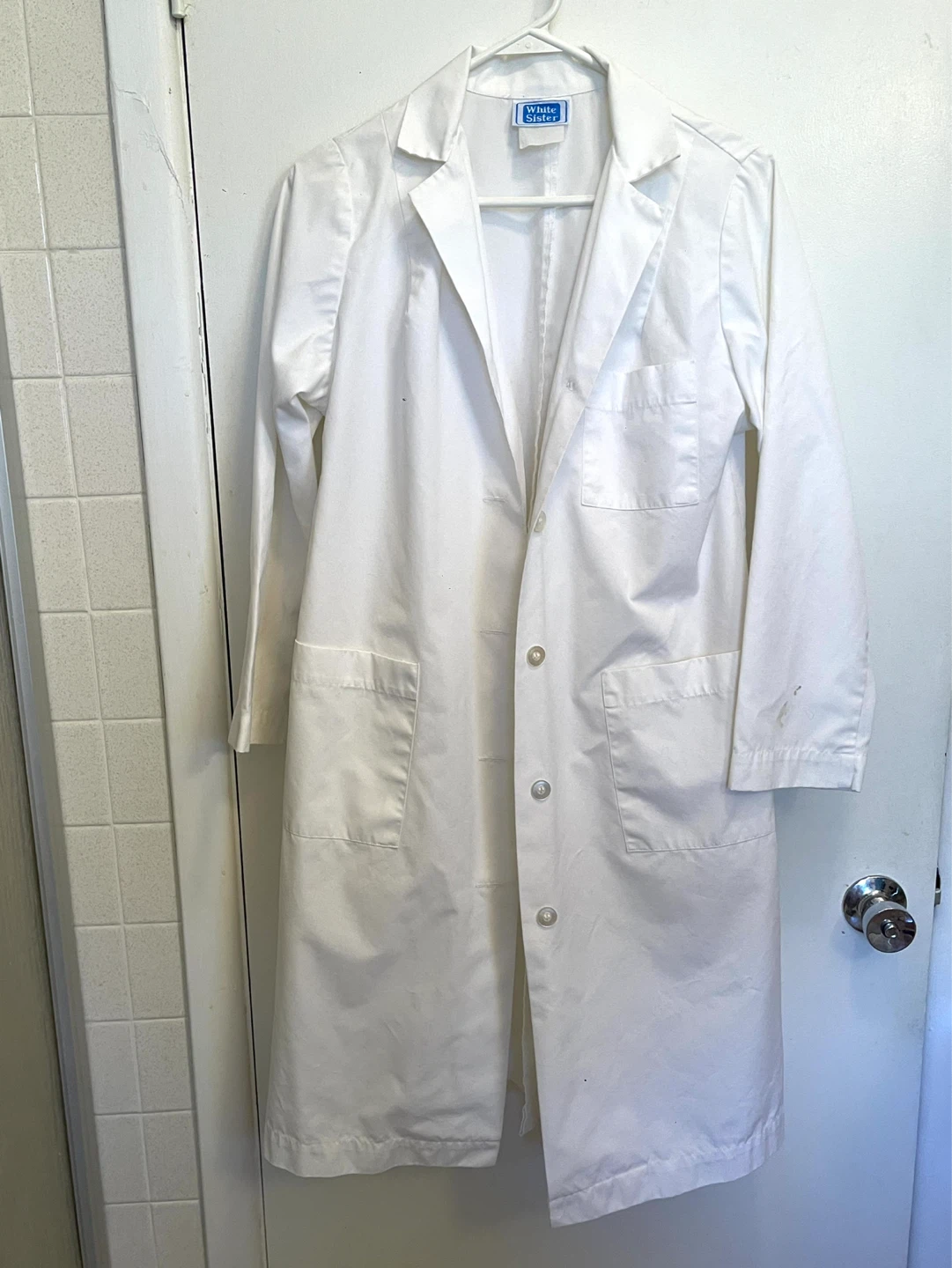 White Sister Lab Coat