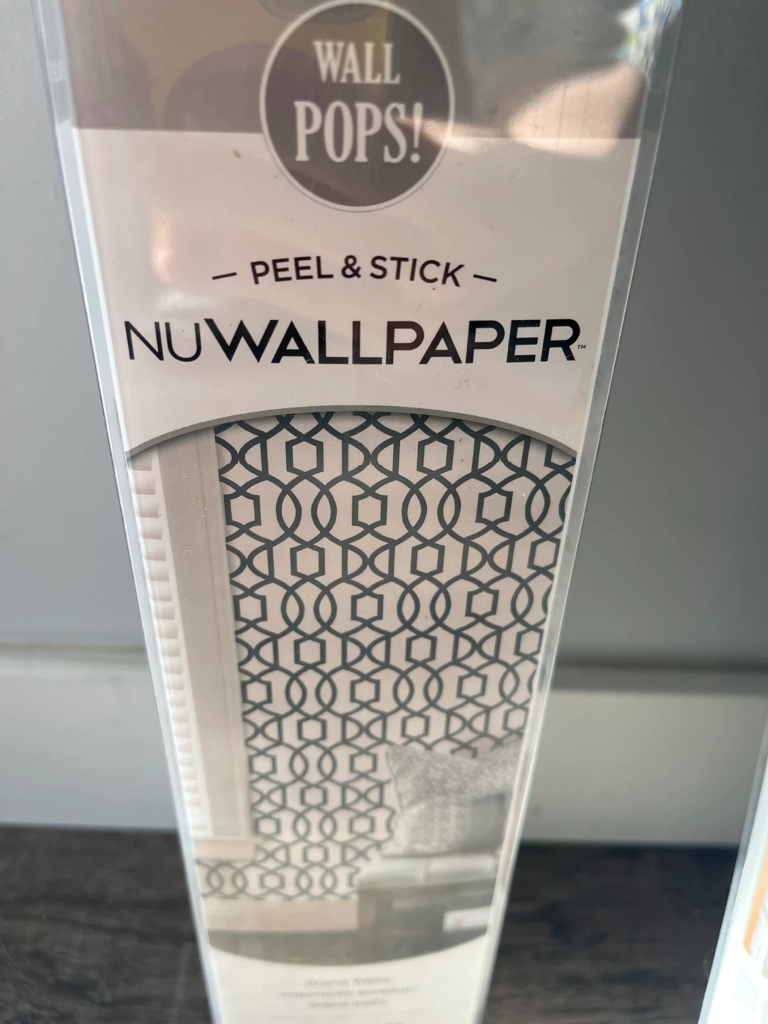 NuWallpaper Grand Trellis Navy Peel & Stick Wallpaper NU1648